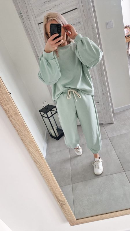 Komplet Dresowy Azara Masełko Miętowy