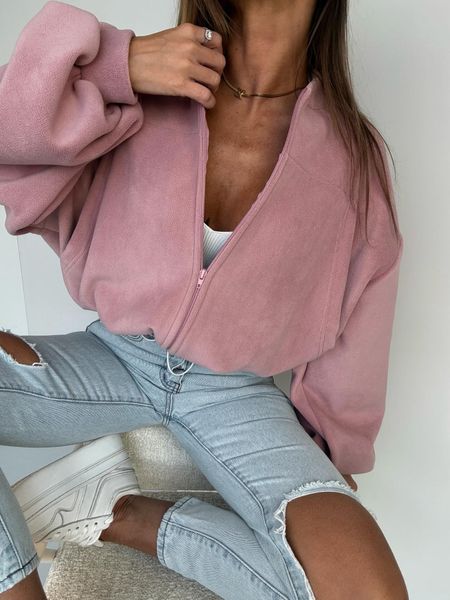 Bluza Polarowa Agatha Brudny Róż