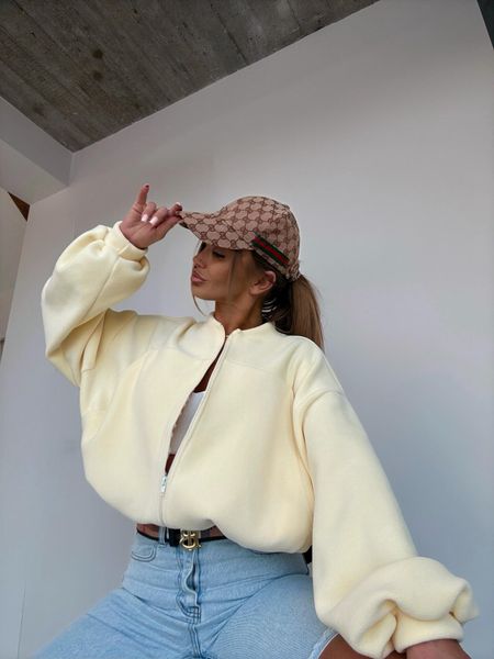 Bluza Polarowa Agatha Jasny Żółty