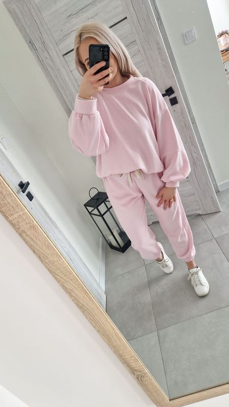 Komplet Dresowy Azara Masełko Różowy