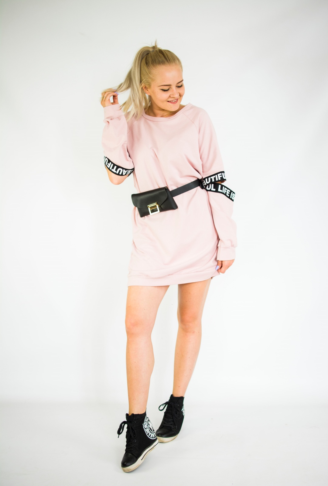 Sukienka dresowa Life is beautiful