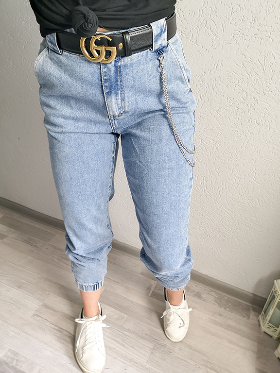 Spodnie Jeans z łańcuszkiem