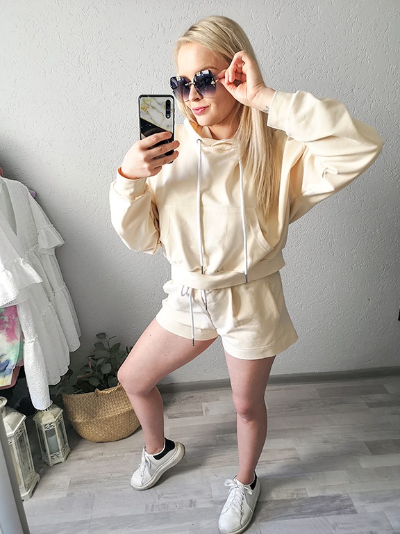 Komplet dresowy Soft Beżowy