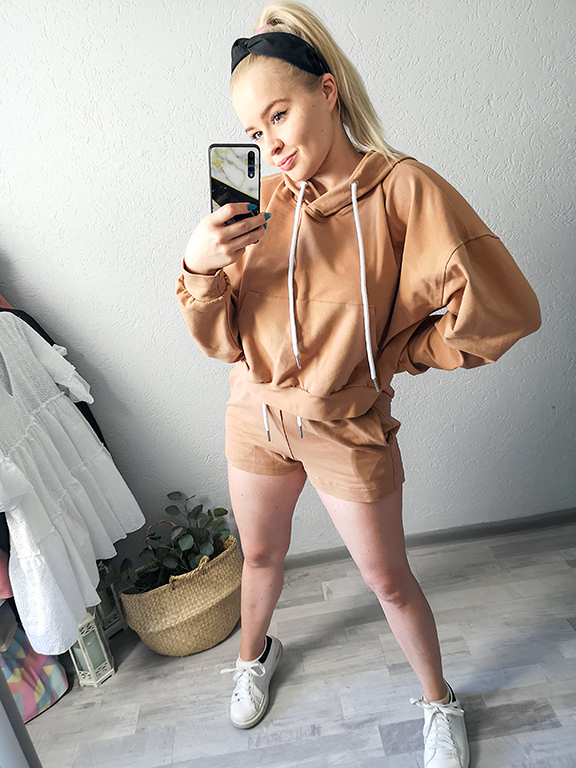 Komplet dresowy Soft Karmelowy