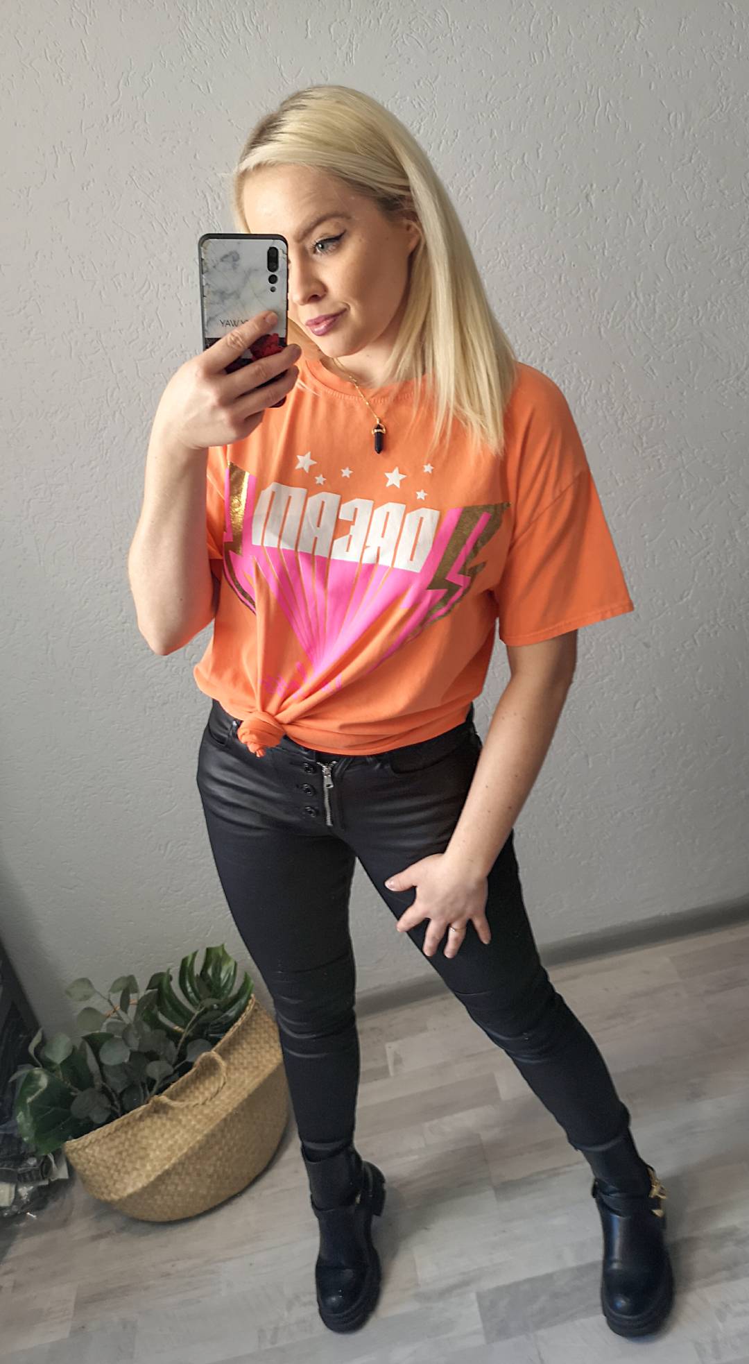 T-shirt Dream Azara Pomarańcz